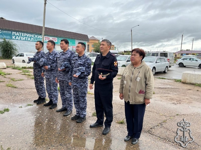 В Бурятии почтили память погибших сотрудников вневедомственной охраны