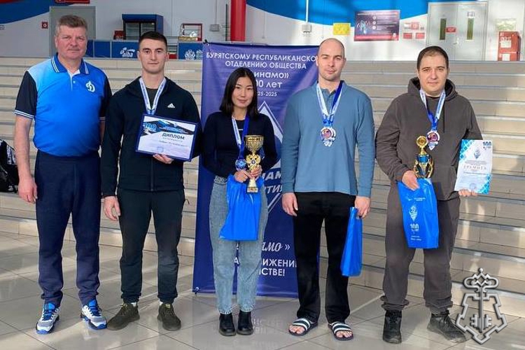 Росгвардейцы Бурятии стали призерами чемпионата БРО «Динамо» по плаванию