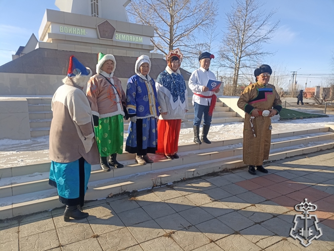 В Еравнинском районе сотрудники вневедомственной охраны Росгвардии приняли участие во флешмобе