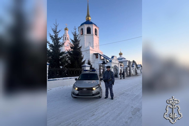 Сотрудники вневедомственной охраны обеспечивают безопасность в канун Рождества Христова в Бурятии