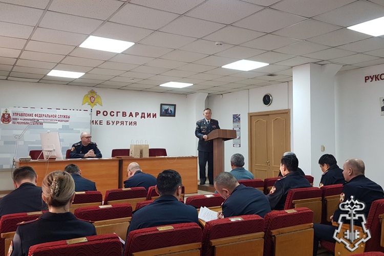 В ветеранской организации вневедомственной охраны Бурятии наградили лучших