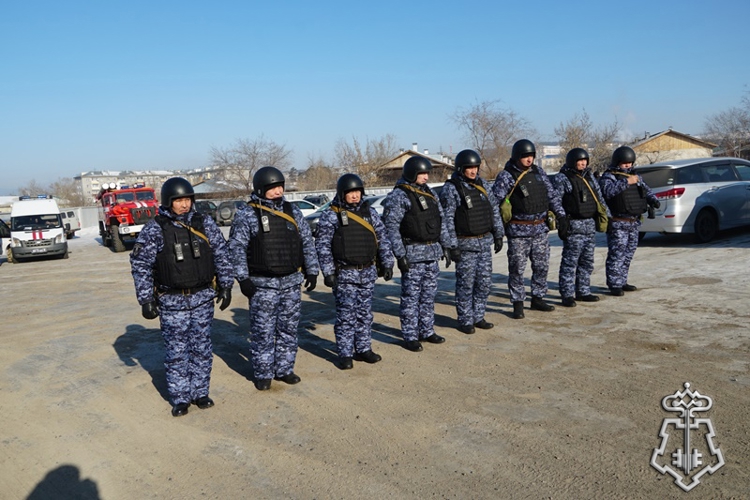  В Бурятии сотрудники вневедомственной охраны Росгвардии приняли участие в антитеррористических учениях на нефтебазе