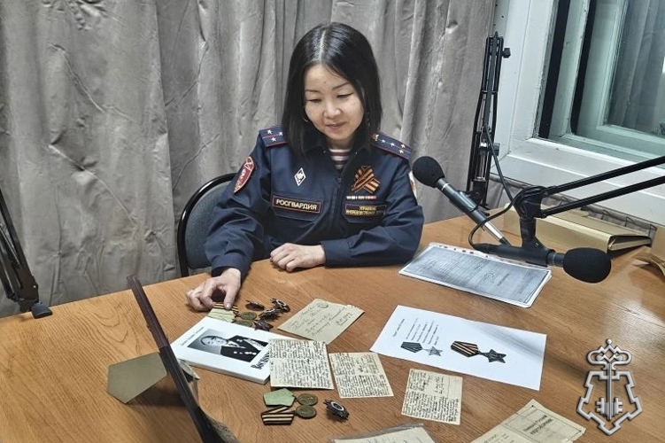 В эфире программы, посвященной Дню Победы, офицер Росгвардии рассказала о своих дедушках-фронтовиках