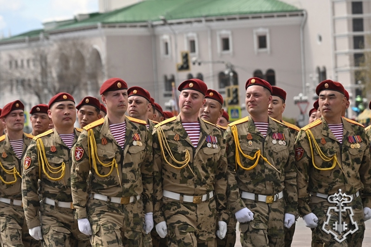 В Бурятии сотрудники вневедомственной охраны приняли участие в Параде Победы