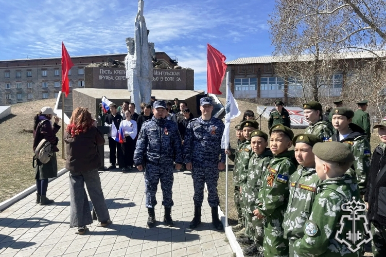 В районах Бурятии сотрудники вневедомственной охраны проводят мероприятия, посвященные Дню Победы